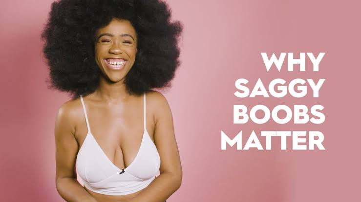 saggy boobs meaning