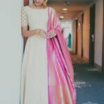 Banarasi Dupatta with Long Dress