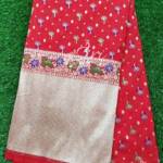 Banarasi Silk Fabric with Border