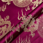 Chinese Dragon Silk Fabric