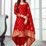 Banarasi Red Suit