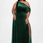Long gown for plus size ladies