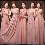 Old Rose Bridesmaid Gown