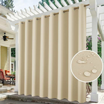 Extra Wide Waterproof Outdoor Curtains
