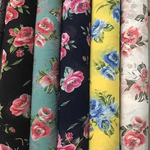 Floral Silk Chiffon Fabric