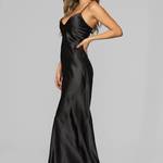 Long Silky Black Dress