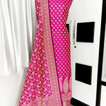 Pink Banarasi Suit