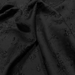 Black Brocade Fabric