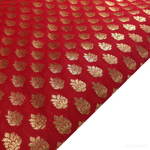 Red Brocade Fabric