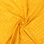 Yellow Brocade Fabric