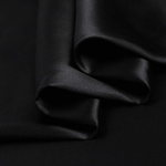 Washable Black Silk Fabric by the Yard