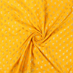 Brocade Yellow Fabric