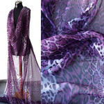Leopard Print Silk Fabric