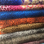Leopard Print Silk Fabric by the Yard