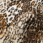 Leopard Print Stretch Fabric