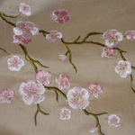 Cherry Blossom Silk Fabric