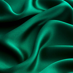 Silk Fabric Green