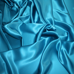Teal Blue Silk Fabric