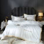 White Embroidered Bed Linen