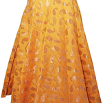 Yellow Banarasi Skirt