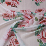 Floral Chiffon Fabric