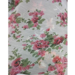 Floral Print Chiffon Fabric