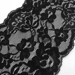 Black Stretch Lace Fabric