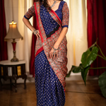 Ajrakh Sarees in Modal Silk