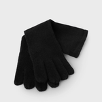 Cashmere Black Gloves