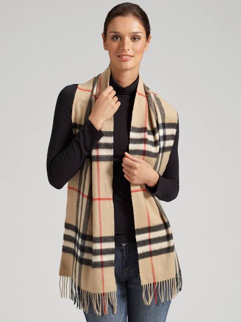 Burberry Oversize Check Cashmere Scarf - Buy and Slay