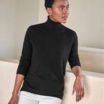Black Womens Cashmere Sweater