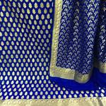 Blue Banarasi Suit