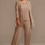 Wedding Pantsuits For Grandmother Of The Bride