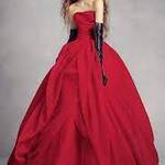 Vera Wang Red Wedding Dress