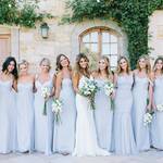 Lilac Blue Bridesmaid Dresses