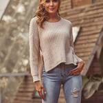 Long Sleeve Cashmere Sweater Womens