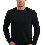 Black Mens Cashmere Sweater 