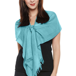 Turquoise Cashmere Scarf