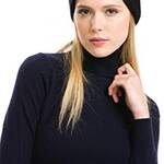 Black Cashmere Hat Womens 