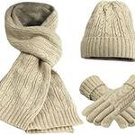 Cashmere Glove and Scarf Set 