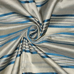Striped Dupioni Silk Fabric