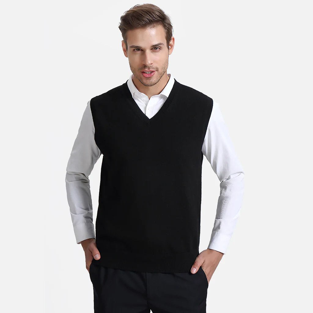 Men's Cashmere Vest - Buy and Slay