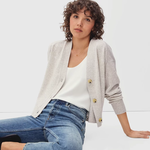 Cropped Cardigan Cashmere