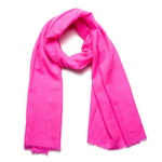 Hot Pink Cashmere Scarf