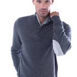 Men's Cashmere Sweater with Collar
