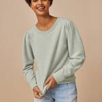 Puff Sleeve Cashmere Sweater