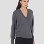 Heather Grey Cashmere Sweater