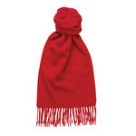 Mens Cashmere Scarf Red