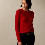 Womens Red Cashmere Sweaters
