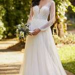 Pearl Wedding Dress Long Sleeve